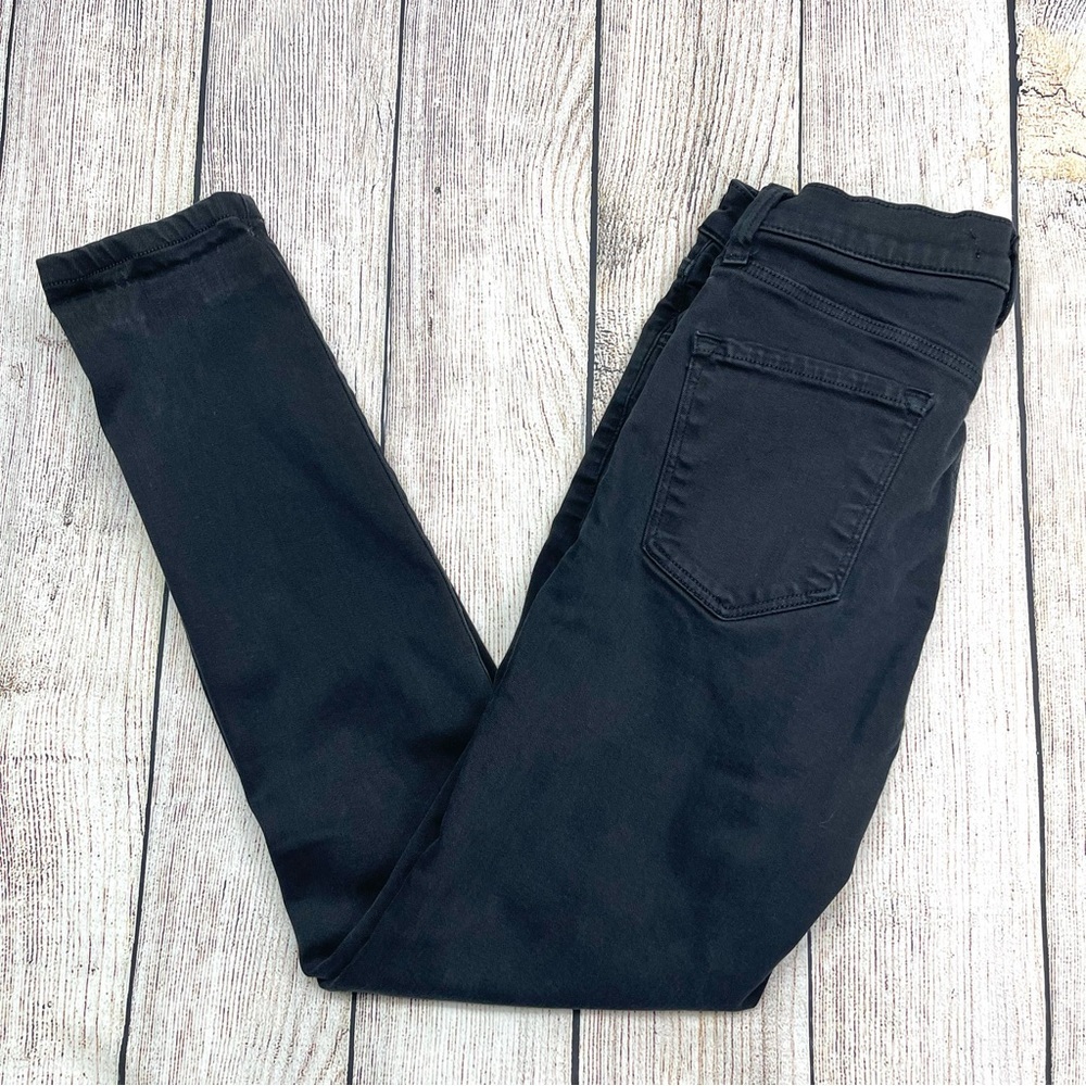 J Brand Maria Black High Rise Skinny Jeans Size 25